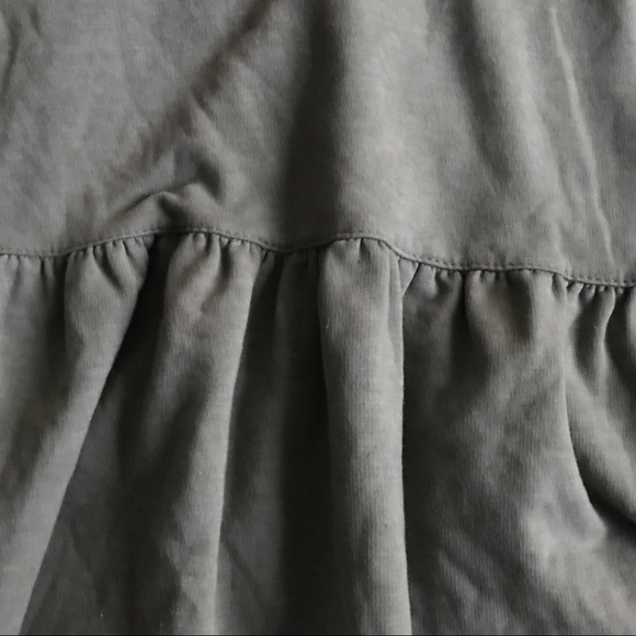 AEO DON’T ASK WHY Peplum Crop Olive Green Sweater - Picture 4 of 6